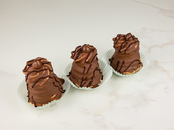 Caramel slagroom gebakje