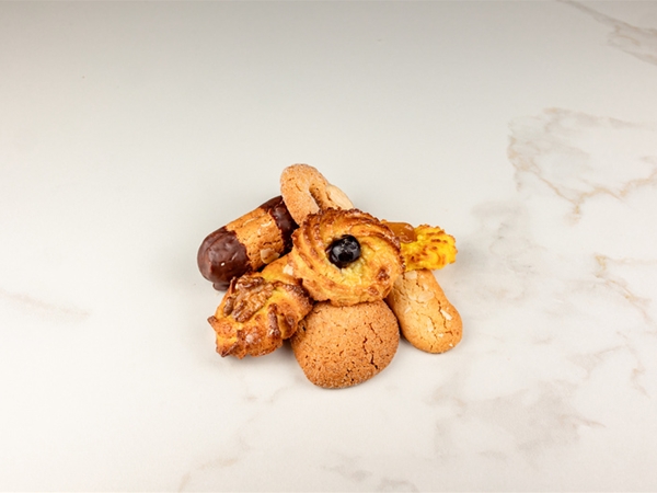 Amandelkoekjes gesorteerd